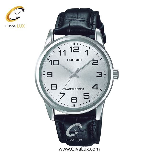 ساعت مچی اورجینال مردانه کاسیو Casio نقره ای | مشکی| نقره ای| کد رفرنس MTP-V001L-7BUDF