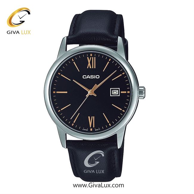 ساعت مچی اورجینال مردانه کاسیو Casio نقره ای | مشکی| مشکی| کد رفرنس MTP-V002L-1B3UDF