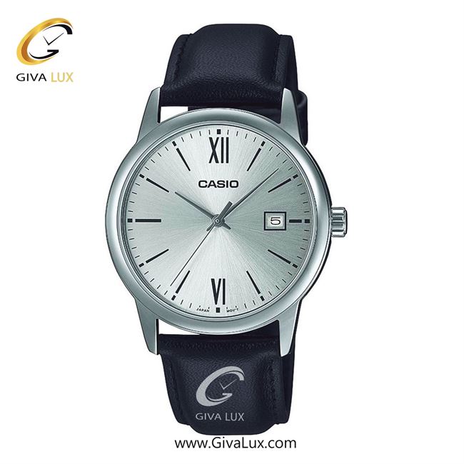ساعت مچی اورجینال مردانه کاسیو Casio نقره ای | مشکی| نقره ای| کد رفرنس MTP-V002L-7B3UDF