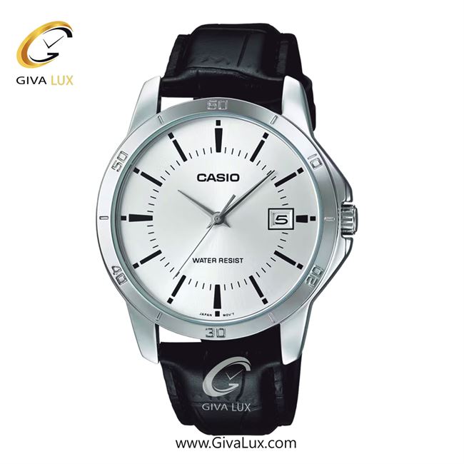 ساعت مچی اورجینال مردانه کاسیو Casio نقره ای | مشکی| نقره ای| کد رفرنس MTP-V004L-7A