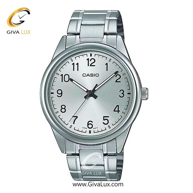ساعت مچی اورجینال مردانه کاسیو Casio نقره ای | نقره ای| نقره ای| کد رفرنس MTP-V005D-7B4UDF