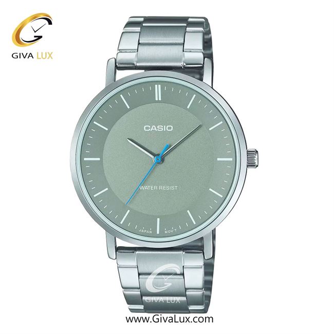 ساعت مچی اورجینال مردانه کاسیو Casio نقره ای | نقره ای| طوسی| کد رفرنس MTP-VT04D-8EDF