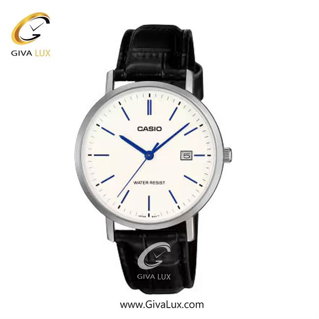 ساعت مچی اورجینال مردانه کاسیو CASIO  نقره ای | مشکی| سفید| کد رفرنس MTP-VT05L-7EDF