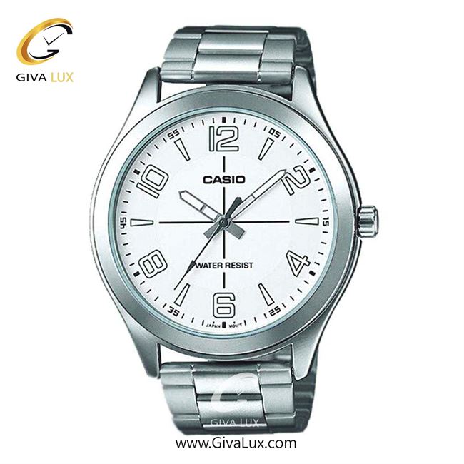 ساعت مچی اورجینال مردانه کاسیو Casio نقره ای | نقره ای| سفید| کد رفرنس MTP-VX01D-7BUDF
