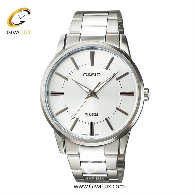 ساعت مچی اورجینال مردانه کاسیو Casio نقره ای | نقره ای| نقره ای| کد رفرنس MTP-1303D-7A