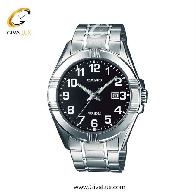 ساعت مچی اورجینال مردانه کاسیو Casio نقره ای | نقره ای| مشکی| کد رفرنس MTP-1308D-1BVDF