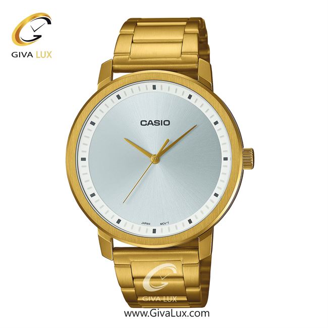 ساعت مچی اورجینال مردانه کاسیو Casio طلایی | طلایی| سفید| کد رفرنس MTP-B115G-7EVDF