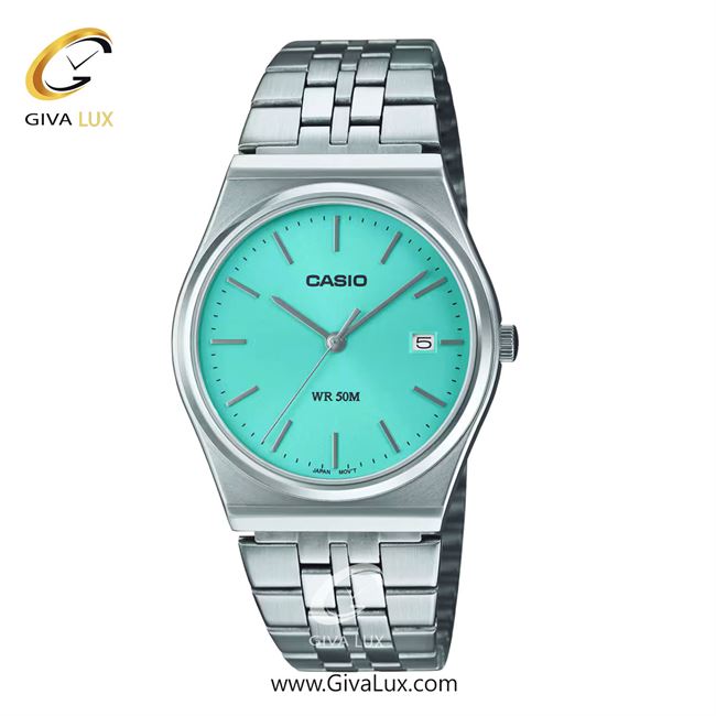ساعت مچی اورجینال مردانه کاسیو Casio نقره ای | نقره ای| آبی| کد رفرنس MTP-B145D-2A1VDF