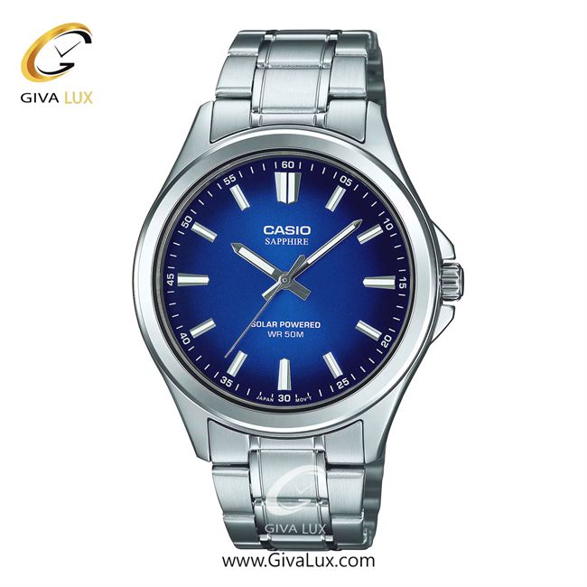 ساعت مچی اورجینال مردانه کاسیو Casio نقره ای | نقره ای| آبی| کد رفرنس MTS-RS100D-2AVDF