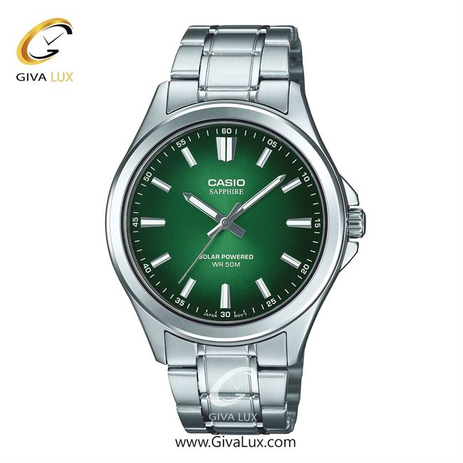 ساعت مچی اورجینال مردانه کاسیو Casio نقره ای | نقره ای| سبز| کد رفرنس MTS-RS100D-3AVDF