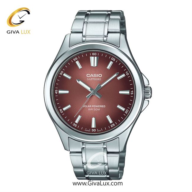 ساعت مچی اورجینال مردانه کاسیو Casio نقره ای | نقره ای| قهوه ای| کد رفرنس MTS-RS100D-5ADF