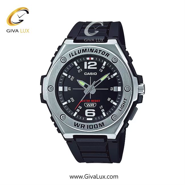 ساعت مچی اورجینال مردانه کاسیو Casio نقره ای | مشکی| مشکی| کد رفرنس MWA-100H-1AVDF