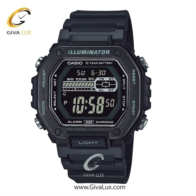ساعت مچی اورجینال مردانه کاسیو Casio مشکی | مشکی| مشکی| کد رفرنس MWD-110HB-1BVDF