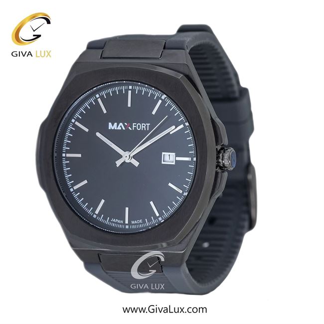 ساعت مچی اورجینال مردانه مکس فورت (MAXFORT) مشکی | آبی خاکستری| آبی خاکستری| کد رفرنس MX-9008G
