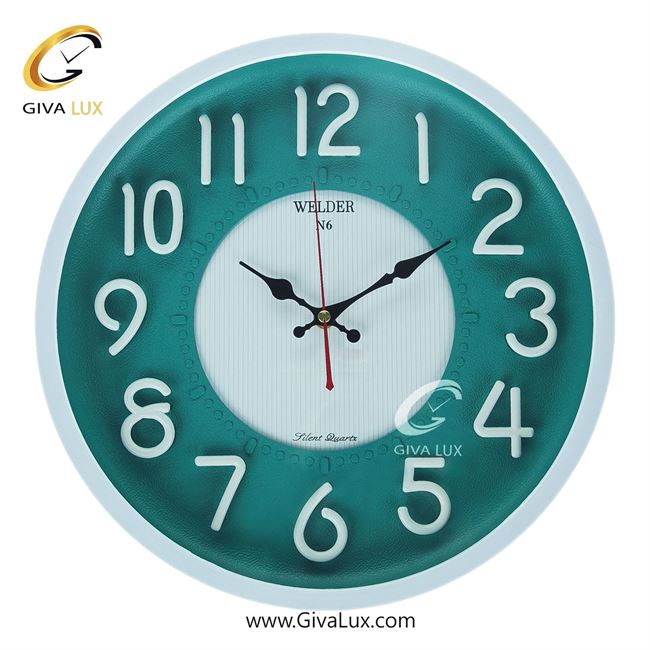 ساعت دیواری اورجینال ولدر PVC سفید| کد رفرنس N6
