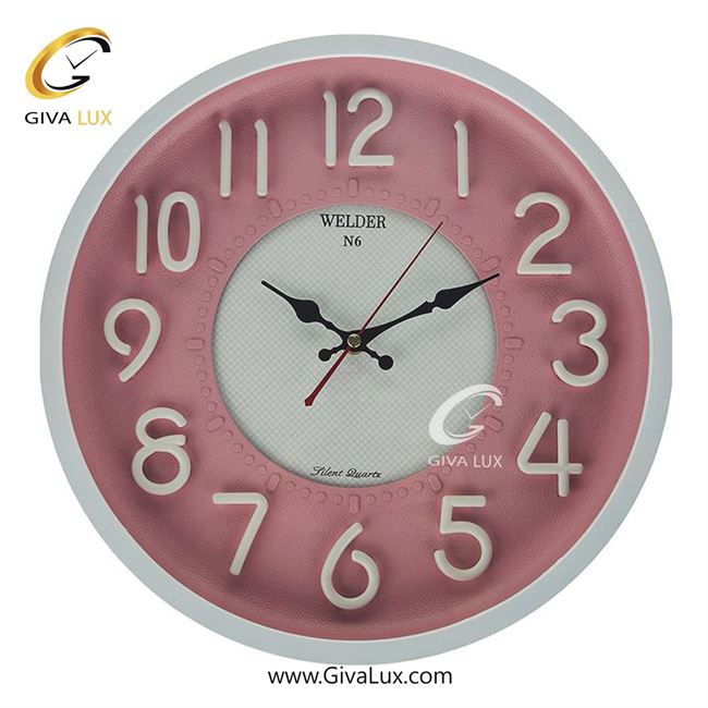 ساعت دیواری اورجینال ولدر PVC سفید| کد رفرنس N6