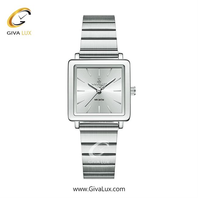 ساعت مچی اورجینال زنانه ناوی فورس|Naviforce|نوی فورس|نیوی فورس نقره ای | نقره ای| سفید صدفی| کد رفرنس NF5048 S/W/S