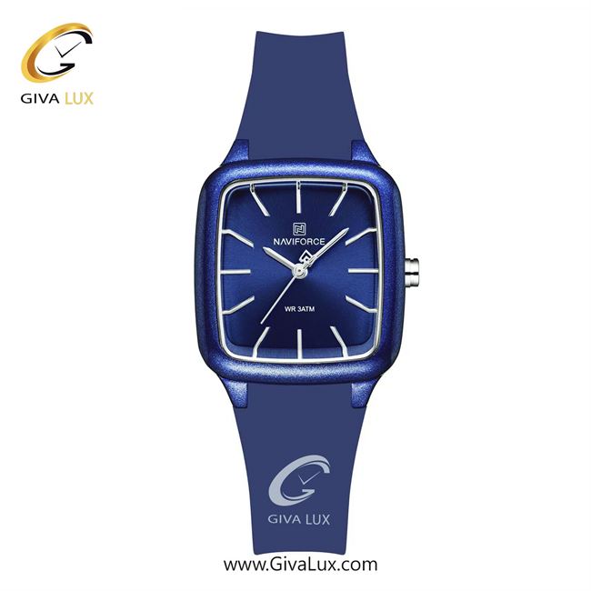 ساعت مچی اورجینال زنانه ناوی فورس|Naviforce|نوی فورس|نیوی فورس آبی کاربنی | آبی| سرمه ای| کد رفرنس NF5055 BE/BE
