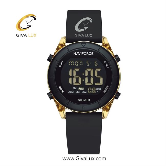 ساعت مچی اورجینال زنانه ناوی فورس|Naviforce|نوی فورس|نیوی فورس مشکی | مشکی| مشکی| کد رفرنس NF7108 B/B