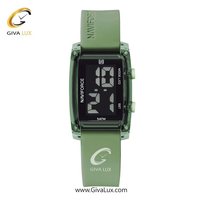 ساعت مچی اورجینال اسپرت-زنانه ناوی فورس|Naviforce|نوی فورس|نیوی فورس سبز | سبز| مشکی| کد رفرنس NF7118 GN/GN