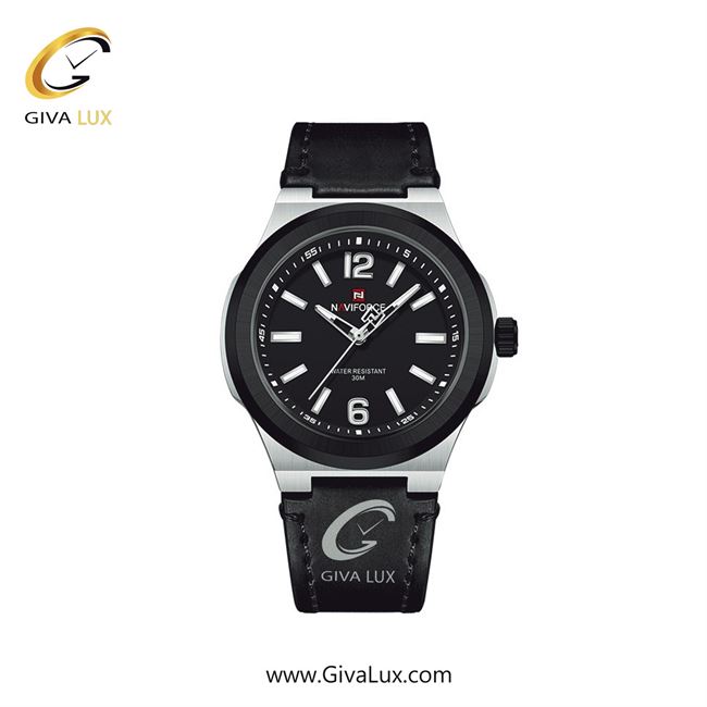 ساعت مچی اورجینال مردانه ناوی فورس|Naviforce|نوی فورس|نیوی فورس نقره ای-مشکی | مشکی| مشکی-سفید| کد رفرنس NF9233 S/B/B