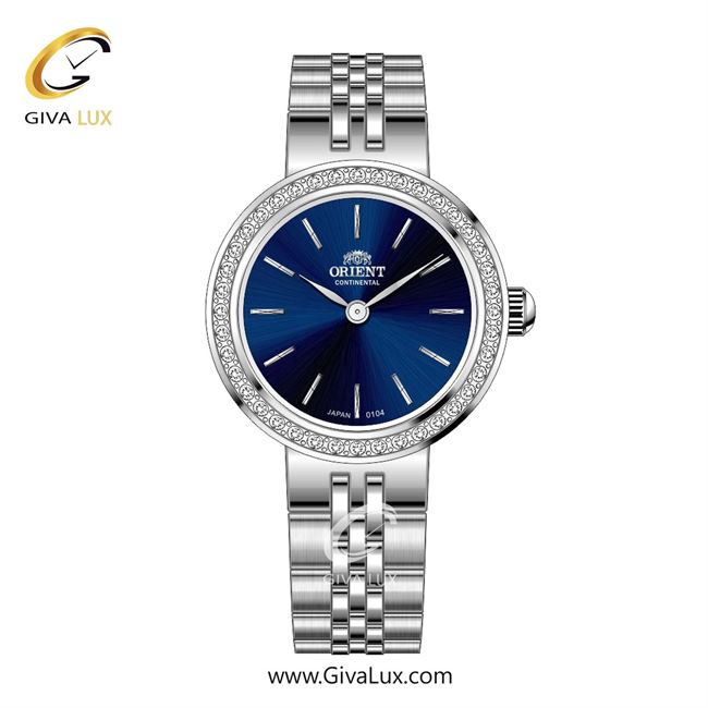 ساعت مچی اورجینال زنانه اورینت (کانتیننتال) | Orient (Continental) نقره ای | نقره ای| آبی کاربنی| کد رفرنس 0104