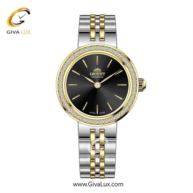 ساعت مچی اورجینال زنانه اورینت (کانتیننتال) | Orient (Continental) طلایی | طلایی-نقره ای| مشکی| کد رفرنس 0104
