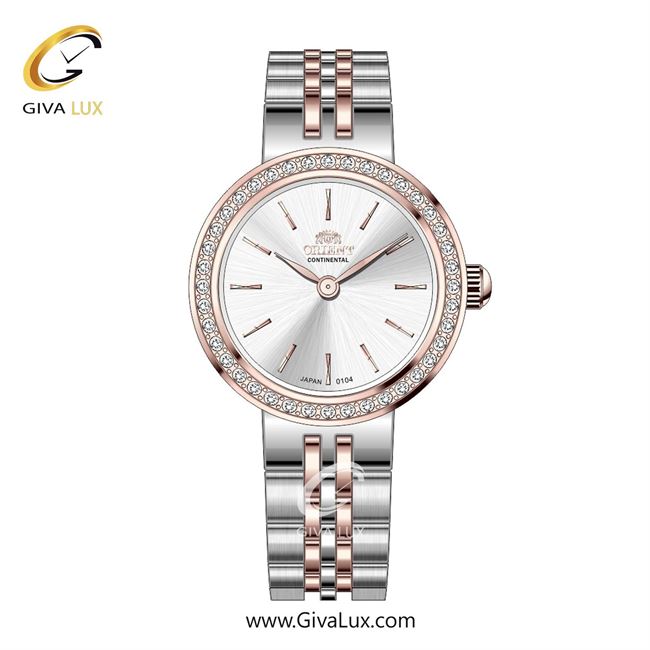 ساعت مچی اورجینال زنانه اورینت (کانتیننتال) | Orient (Continental) رزگلد | رزگلد-نقره ای| نقره ای| کد رفرنس 0104