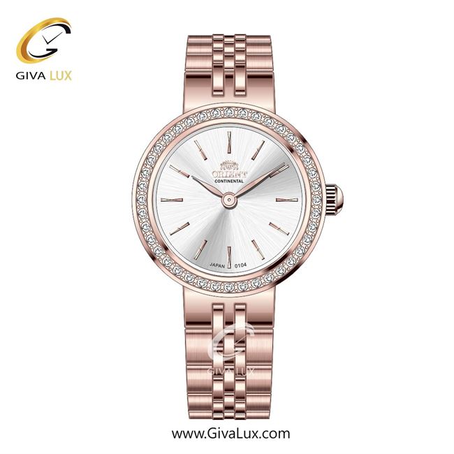 ساعت مچی اورجینال زنانه اورینت (کانتیننتال) | Orient (Continental) رزگلد | رزگلد| نقره ای| کد رفرنس 0104