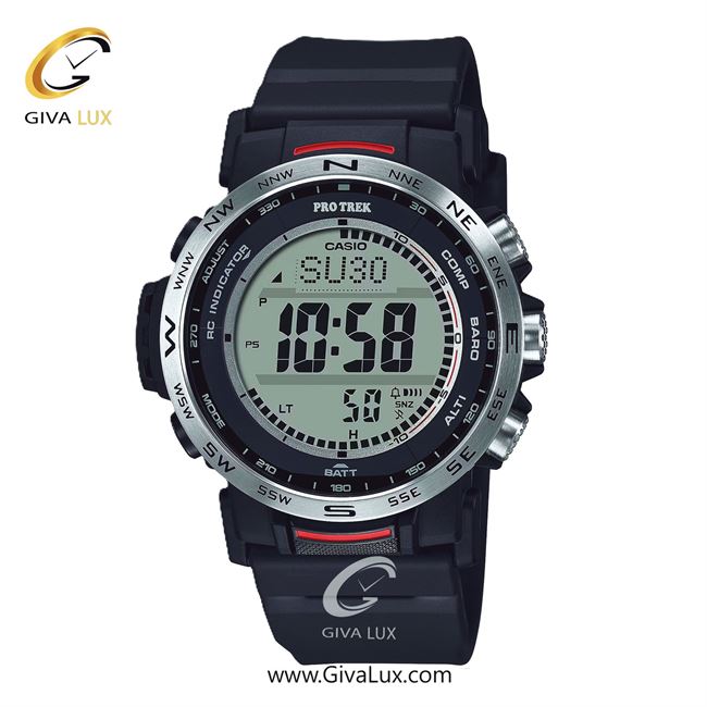 ساعت مچی اورجینال یونیسکس کاسیو Casio مشکی-نقره ای | مشکی| مشکی| کد رفرنس PRW-35-1ADR