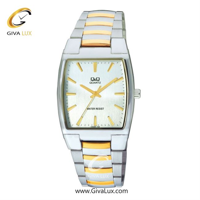 ساعت مچی اورجینال مردانه کیو اند کیو Q&Q نقره ای | نقره ای-طلایی| نقره ای| کد رفرنس Q138-401