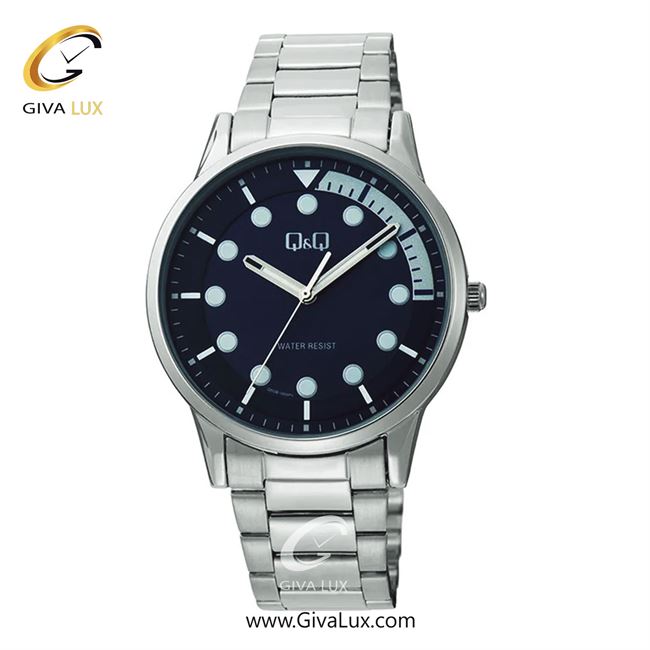 ساعت مچی اورجینال مردانه کیو اند کیو Q&Q نقره ای | نقره ای| سرمه ای| کد رفرنس Q50B-005PY