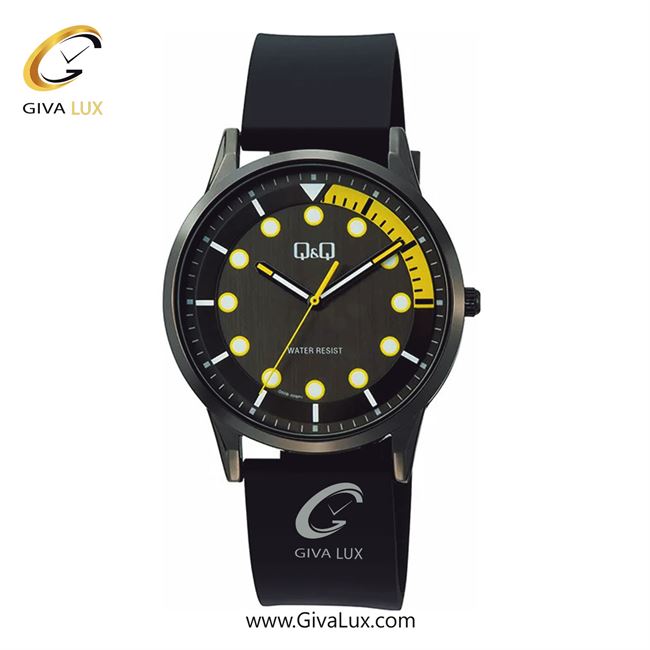 ساعت مچی اورجینال مردانه کیو اند کیو Q&Q طوسی | مشکی| مشکی| کد رفرنس Q50B-008PY