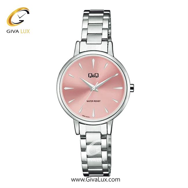 ساعت مچی اورجینال زنانه کیو اند کیو Q&Q نقره ای | نقره ای| صورتی| کد رفرنس Q56A-001PY