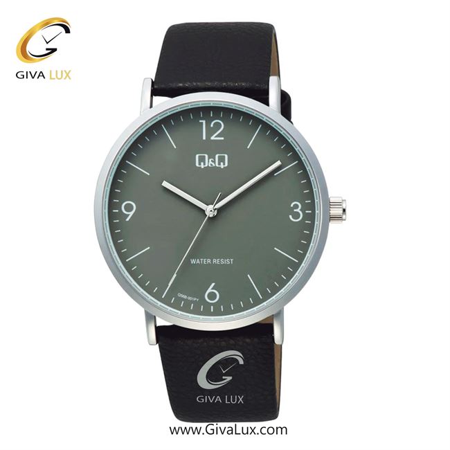 ساعت مچی اورجینال مردانه کیو اند کیو Q&Q نقره ای | مشکی| طوسی| کد رفرنس Q56B-001PY