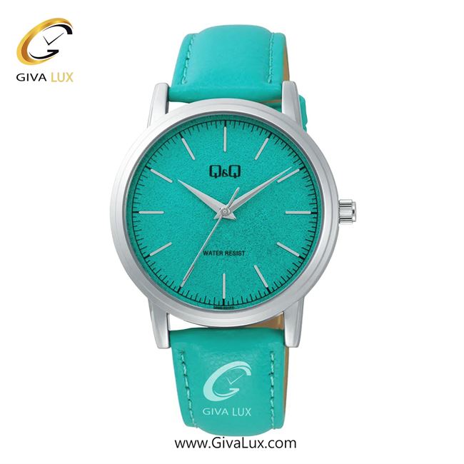 ساعت مچی اورجینال مردانه کیو اند کیو Q&Q نقره ای | سبزآبی| سبزآبی| کد رفرنس Q59B-001PY