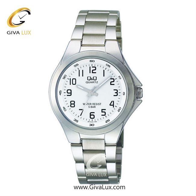 ساعت مچی اورجینال مردانه کیو اند کیو Q&Q نقره ای | نقره ای| سفید| کد رفرنس Q618J204Y