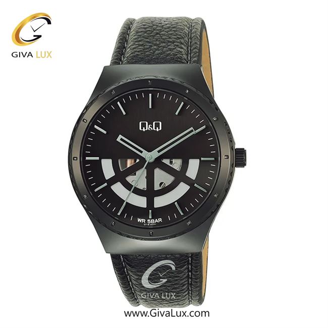 ساعت مچی اورجینال مردانه کیو اند کیو Q&Q مشکی | مشکی| مشکی| کد رفرنس Q71B-007PY