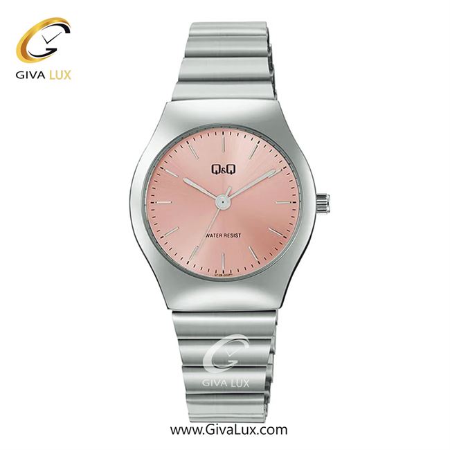 ساعت مچی اورجینال زنانه کیو اند کیو Q&Q نقره ای | نقره ای| صورتی| کد رفرنس Q72B-002PY