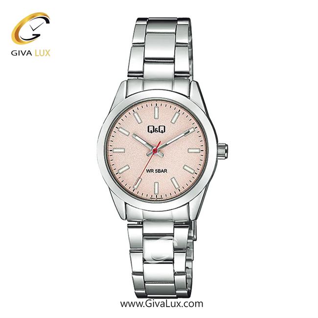 ساعت مچی اورجینال زنانه کیو اند کیو Q&Q نقره ای | نقره ای| صورتی| کد رفرنس Q82A-005PY