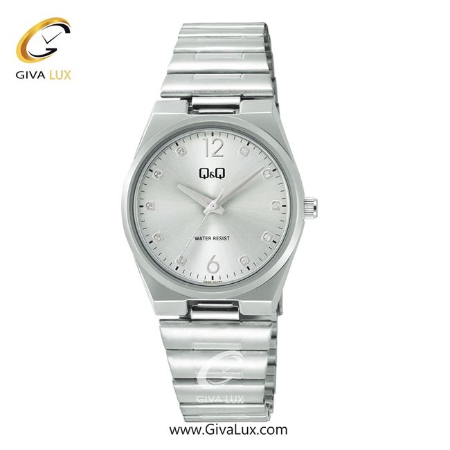 ساعت مچی اورجینال زنانه کیو اند کیو Q&Q نقره ای | نقره ای| نقره ای| کد رفرنس Q84B-001PY