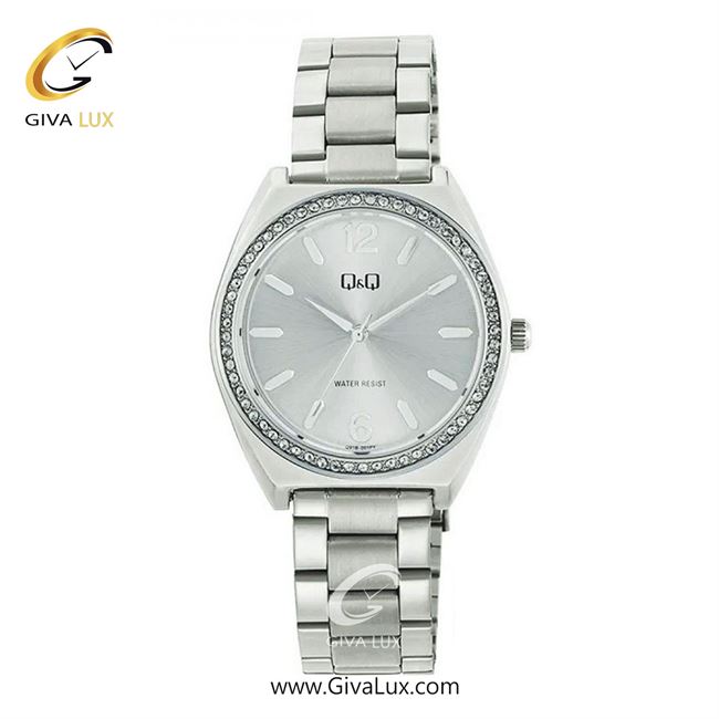 ساعت مچی اورجینال زنانه کیو اند کیو Q&Q نقره ای | نقره ای| نقره ای| کد رفرنس Q91B-001PY