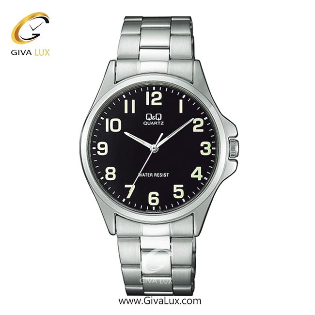 ساعت مچی اورجینال مردانه کیو اند کیو Q&Q نقره ای | نقره ای| مشکی| کد رفرنس QA06J205Y
