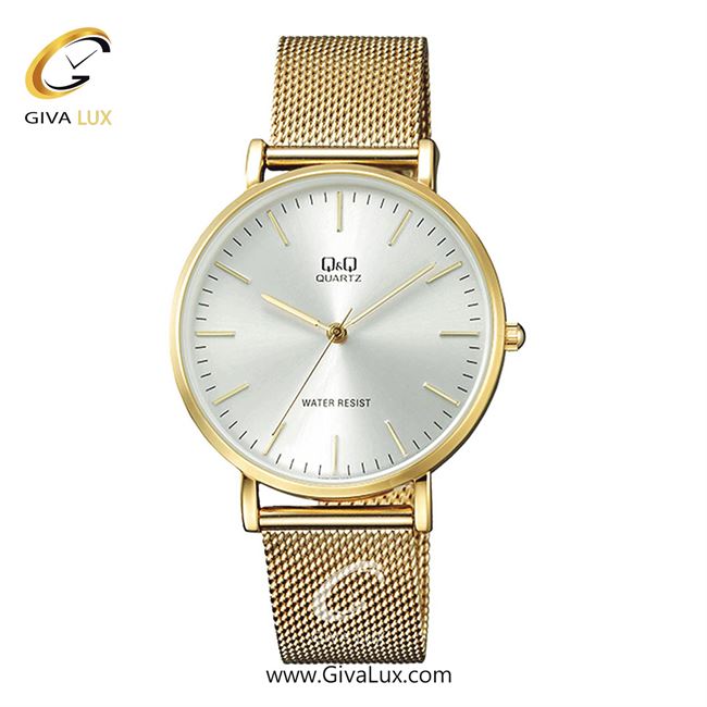ساعت مچی اورجینال مردانه کیو اند کیو Q&Q طلایی | طلایی| نقره ای| کد رفرنس QA20J001Y