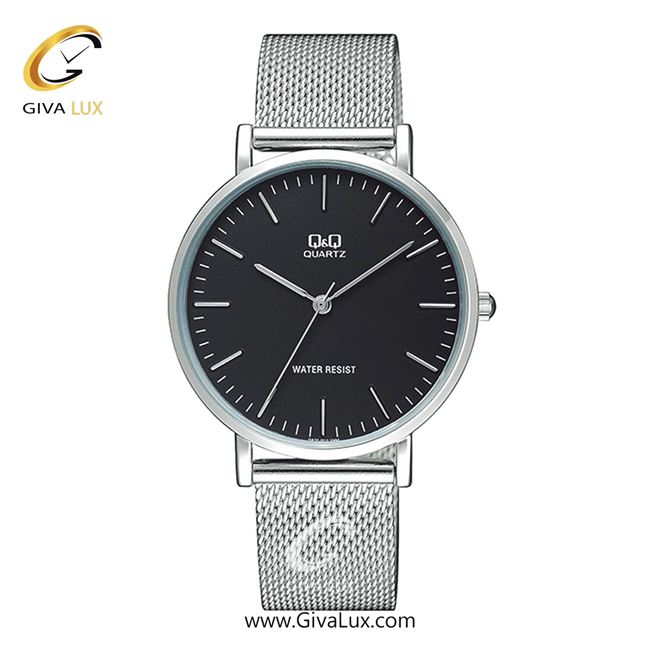 ساعت مچی اورجینال مردانه کیو اند کیو Q&Q نقره ای | نقره ای| مشکی| کد رفرنس QA20J212Y