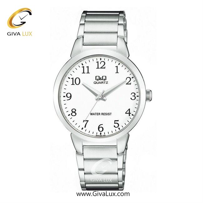 ساعت مچی اورجینال مردانه کیو اند کیو Q&Q نقره ای | نقره ای| سفید| کد رفرنس QA42J204Y