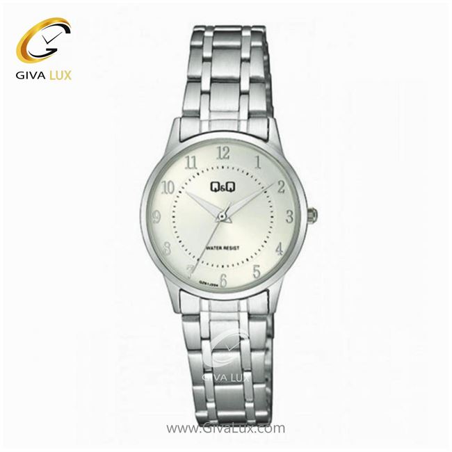 ساعت مچی اورجینال مردانه کیو اند کیو Q&Q نقره ای | نقره ای| سفید| کد رفرنس QZ61J204Y