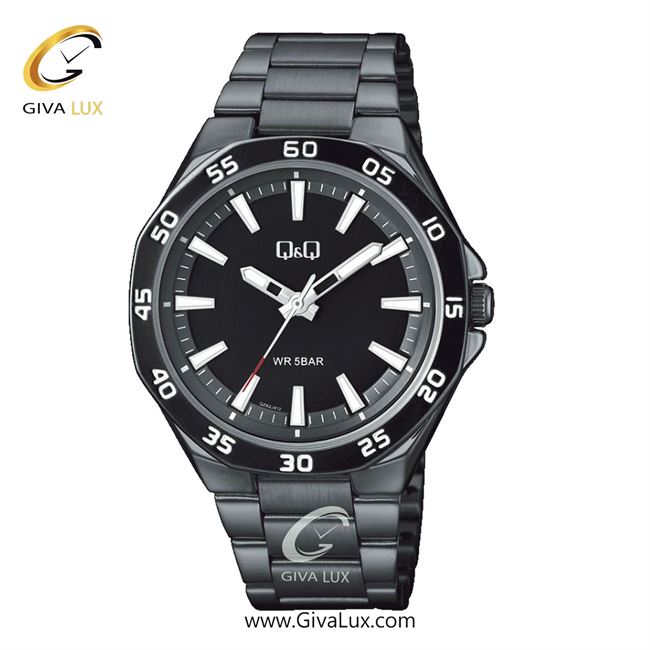 ساعت مچی اورجینال مردانه کیو اند کیو Q&Q مشکی | مشکی| مشکی| کد رفرنس QZ82J412Y