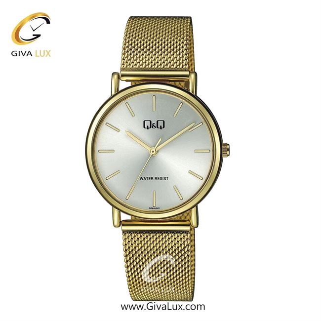 ساعت مچی اورجینال مردانه کیو اند کیو Q&Q طلایی | طلایی| نقره ای| کد رفرنس QZ84J001Y