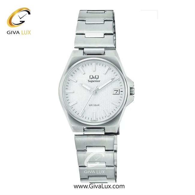 ساعت مچی اورجینال زنانه کیو اند کیو Q&Q نقره ای | نقره ای| نقره ای| کد رفرنس S22A-001VY